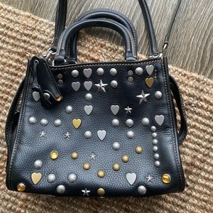 Coach rogue 25 with beatnik rivets limited collection